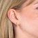 Leonardo 023246 Women's Hoop Earrings Glitz Ronia Beauty's Gold Tone Image 2