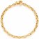 Leonardo 023292 Damen-Armband Romea Clip&Mix Goldfarben Bild 1
