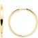 Leonardo 023574 Women's Hoop Earrings Bravo Stainless Steel Gold Tone Image 1