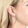Leonardo 023576 Women's Hoop Earrings Marli Stainless Steel Gold Tone Image 2