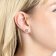 Leonardo 023398 Women's Stud Earrings Aqua Isa Stainless Steel Gold Tone Image 3