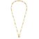 Leonardo 024266 Women's Necklace 65 Mathilde Clip&Mix Gold Tone Stainless Steel Image 2