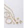 Leonardo 024268 Women's Hoop Earrings Mathilde Gold Tone Stainless Steel Image 2