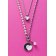 Leonardo 023657 Pendant Fina Clip&Mix Stainless Steel Blue And Mother Of Pearl Image 2