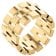 Calvin Klein 35000325 Damen-Ring Geometric Edelstahl Goldfarben 1