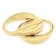 Calvin Klein 35000448 Damenring-Set Edelstahl Goldfarben Elongated Drops 1