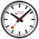 Mondaine A990.CLOCK.12SBB Wanduhr Quarz 25 cm Schwarz/Weiß 1