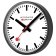 Mondaine A990.CLOCK.12SBB Wanduhr Quarz 25 cm Schwarz/Weiß 2