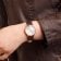 Mondaine MLE.33110.LGV Women's Quartz Watch Doppio Brown/Gold Tone 33 mm 6