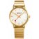 Mondaine A660.30314.16SBM Unisex-Armbanduhr Classic Goldfarben Bild 1