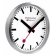 Mondaine A990.CLOCK.16SBB Wall Clock Quartz 25 cm Silver Tone Image 2