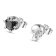 Police PEAGE0001001 Set Men's Stud Earrings Iconic Stainless Steel Image 2