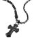 Police PEAGN0004906 Men's Cross Necklace Blackened Stainless Steel Affix Image 2