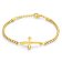 Police PEAGB0032602 Men's Bracelet with Cross Gold Plated Stainless Steel Image 1