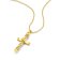 Police PEAGN0032401 Men's Cross Pendant Necklace Gold Plated Stainless Steel Image 2