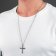 Police PEAGN0033702 Men's Necklace with Black Cross Whiz Image 4