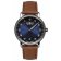 Zeppelin 8643-3 Ladies' Wristwatch New Captain's Line Monotimer Brown/Blue Image 1