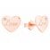 s.Oliver 2031418 Women's Stud Earrings Heart Rose Gold Plated Silver Image 1