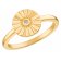 s.Oliver 2031430 Women's Ring Gold Plated Silver Image 1