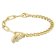 Lacoste 2040147 Women's Bracelet Crocodile Gold Tone Image 1