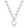 Lacoste 2040265 Ladies' Necklace Nola Heart Silver Tone Image 3