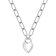 Lacoste 2040265 Ladies' Necklace Nola Heart Silver Tone Image 4
