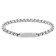 Lacoste 2040123 Men's Bracelet L'Essentiel Silver Tone Image 1