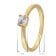 trendor 68680 Damenring Gold 333/8K mit Zirkonia Ø 4 mm 5