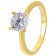 trendor 68682 Damenring Gold 333/8K mit Zirkonia Ø 6,5 mm 1