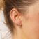 trendor 68840 Hoop Earrings 925 Silver Gold-Plated ⌀ 13 mm 5