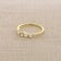 trendor 68825 Damen-Ring 925 Silber Vergoldet Zirkoniaring 2