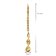 trendor 68746 Women's Drop Earrings Gold 333/8K Cubic Zirconia 4