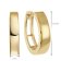 trendor 68748 Ohrringe Gold 333/8K Creolen Ø 13 mm 5