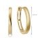 trendor 68750 Ohrringe Gold 333/8K Creolen Ø 14,5 mm 5