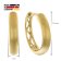trendor 68753 Earrings Gold 333/8K Matt Hoops Ø 15 mm 5