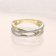 trendor 28016 Damenring 925 Silber Vergoldet Bicolor Zirkonia-Ring 2