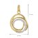 trendor 28040 Women's Necklace Gold-Plated 925 Silver With Cubic Zirconia 7
