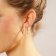 trendor 28175-30 Women's Hoop Earrings Gold Plated 925 Silver Ø 30 mm 4