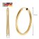 trendor 28175-30 Women's Hoop Earrings Gold Plated 925 Silver Ø 30 mm 5