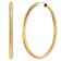 trendor 28175-40 Women's Hoop Earrings Gold Plated 925 Silver Ø 40 mm 1