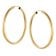 trendor 28175-40 Women's Hoop Earrings Gold Plated 925 Silver Ø 40 mm 2