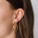 trendor 28175-40 Women's Hoop Earrings Gold Plated 925 Silver Ø 40 mm 4