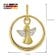 trendor 28209 Christening Ring Pendant Gold 585 / 14K 4