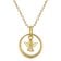trendor 28210 Taufring Mit Engel Gold 333 / 8K An Vergoldeter Silberkette 1