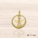 trendor 28210 Taufring Mit Engel Gold 333 / 8K An Vergoldeter Silberkette 3