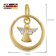 trendor 28212 Kids Christening Ring With Angel Gold 333 On Gold-Plated Chain 6