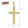 trendor 28214 Kreuz-Anhänger Gold 333 (8K) An Goldplattierter Halskette 7