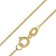 trendor 28218 Kid's Cross Pendant Gold 333 / 8K On A Gold-Plated Silver Chain 4
