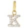 trendor 28266-K Women's Necklace With Letter K Gold-Plated 925 Silver 2