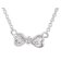 trendor 28343 Damen-Kette 925 Silber Rhodiniert Zirkonia Collier 2